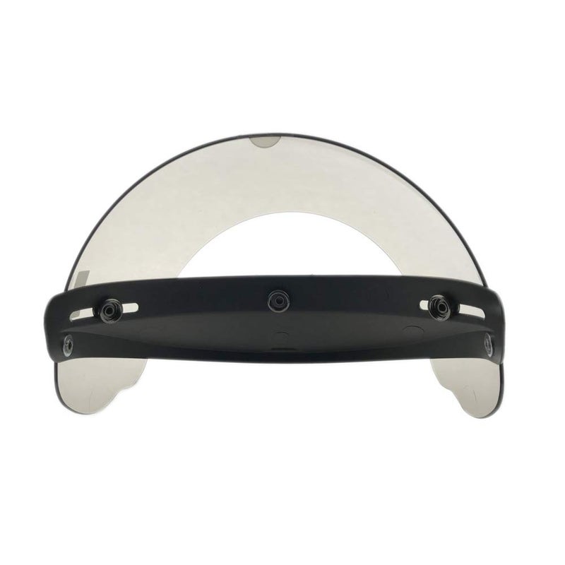 WANCAR Retro Universal Standard 3-Snap Open Face Motorcycle Helmets Flip Up Face Visor Wind Shield Lens(Light Smoke) - Image 4